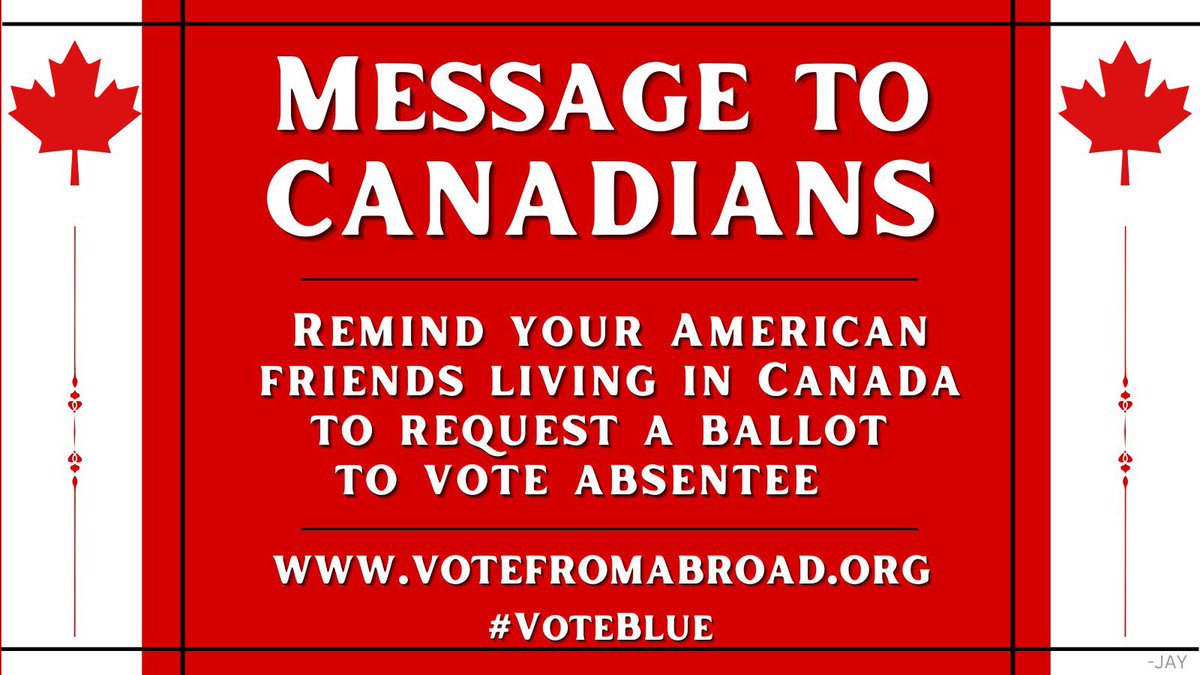 DemsAbroadCan's tweet photo. 🇺🇸🇨🇦 https://t.co/eGxdn1kkSj