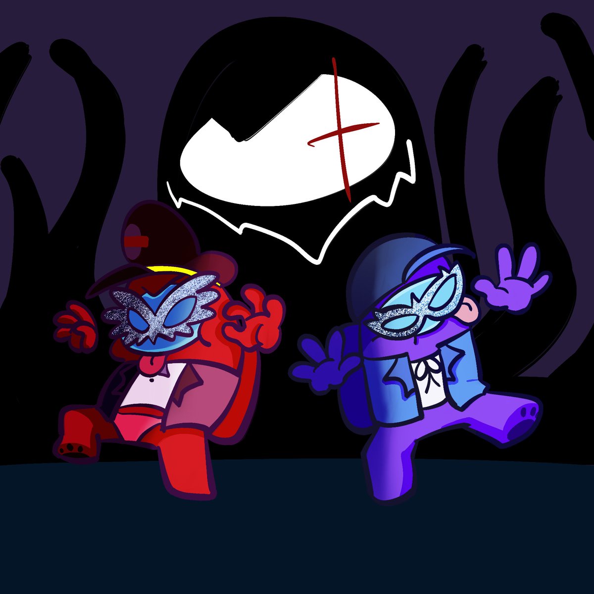 Duckismexico's tweet photo. Oops I neglected this app again lol #amongusshow #red #purple #amongus https://t.co/JVsFHXu4FS
