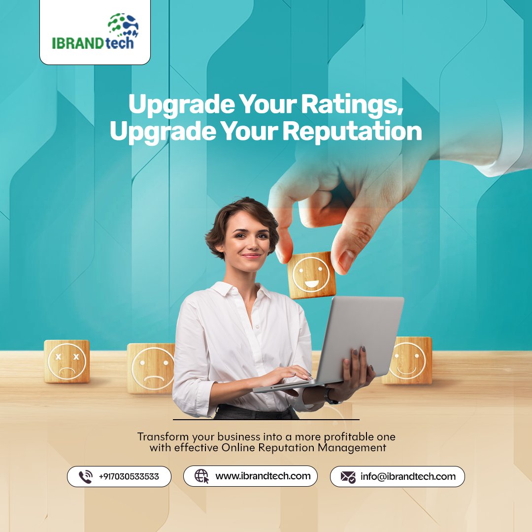 IbrandDtech's tweet photo. Upgrade your ratings and strengthen your brand reputation with effective Online Reputation Management.
For more details visit https://t.co/mERROXnOaf or call on 7030533533.
#UpgradeYourReputation #OnlineReputationManagement #BusinessGrowth #BrandTrust #DigitalSuccess https://t.co/dQb1x0kmoO