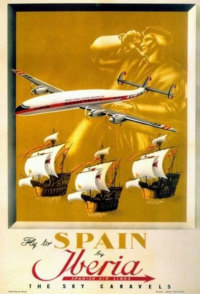 carlosotermin's tweet photo. Tengo todos los posters de Iberia de la época, si vuelven a ese estilo y estética la revientan https://t.co/yowtckVhlR