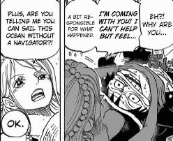 wildrosetang's tweet photo. “Nami sees Luffy as her brother”

Does she know this? https://t.co/MPaj3ayIiF