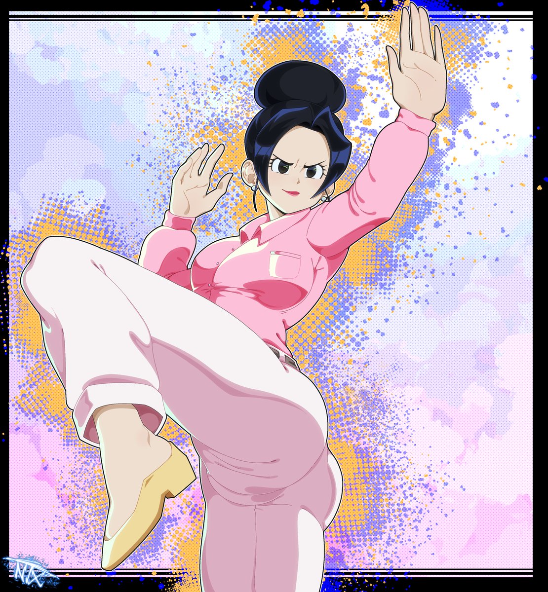 NeoNTeTriX's tweet photo. Chichi <3

I love that outfit, the best she's ever looked 😍💛

#sfw #fanart #chichi #dragonball #art https://t.co/oabqtnUC2M