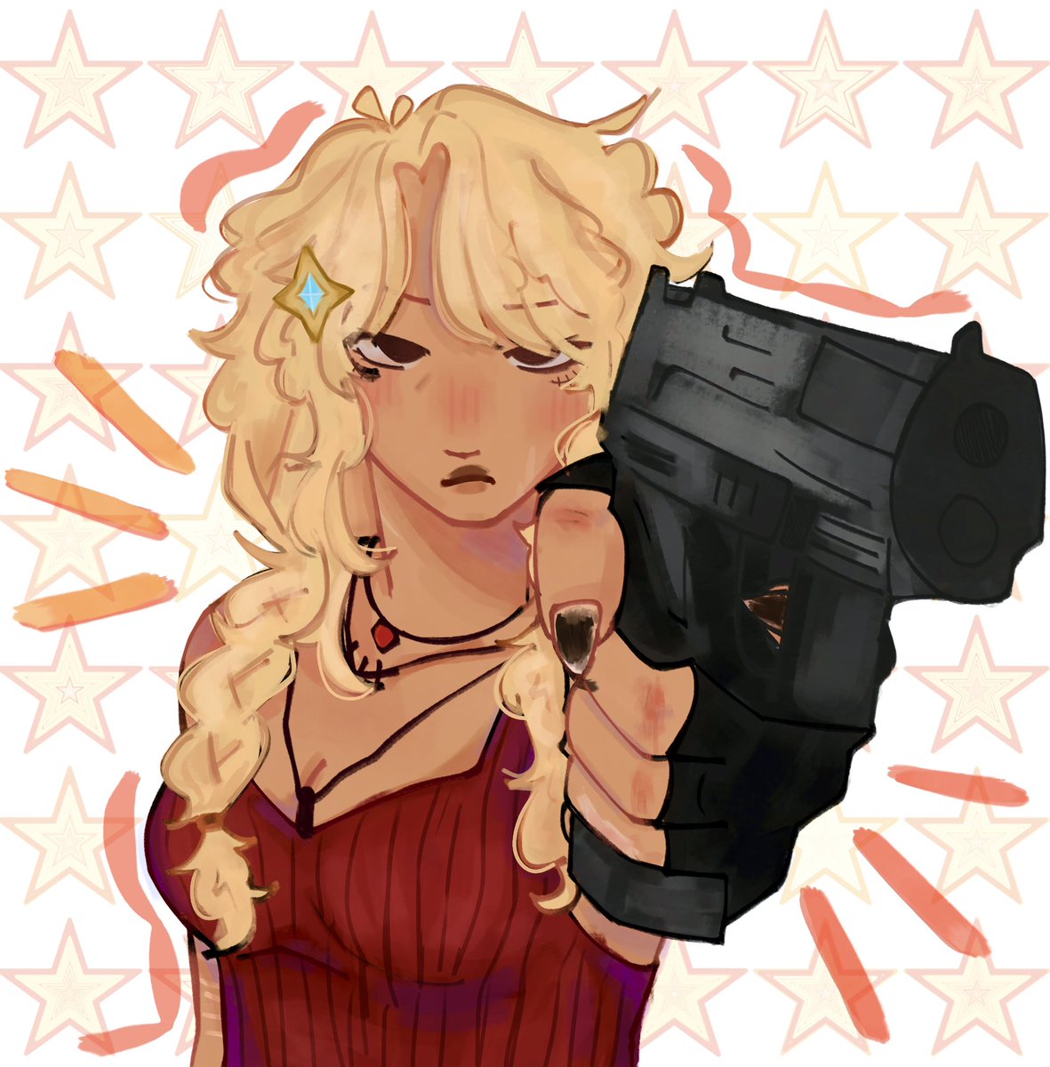 spokechan's tweet photo. zora what are you doing with that gun even 😭😭 I miss zora a lot!!!!!!
#princezamfanart #decayedtwt https://t.co/4kkfOU5GrH