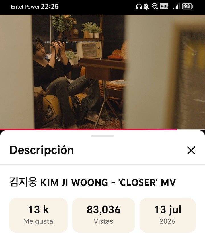 seven_jiwoongie's tweet photo. woongdeongies, “closer” officially wraps up its 4th day on yt and now has 83k views and 13k likes ✨
we’re getting closer and closer to 100k views, let’s keep going with all our strength and make it happen tomorrow 🙏🏻
let’s keep working our hardest for jiwoong 💪🏻
#WOONGSTREAM https://t.co/4dRbEhsNHJ