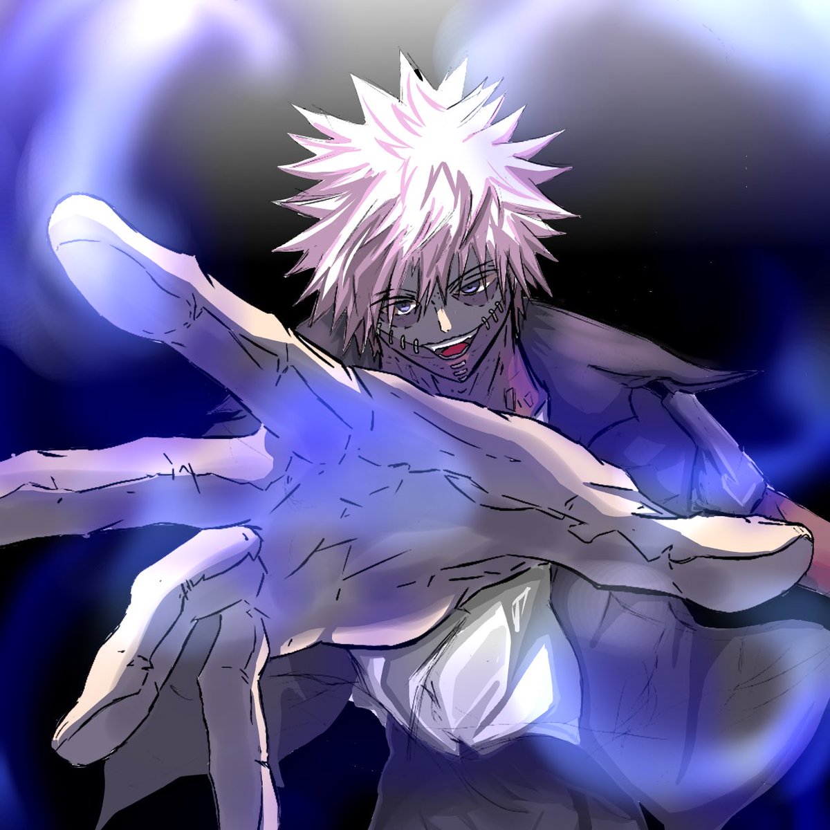 bakibakiart2025's tweet photo. 俺のおサボりをキライトくんが
色塗りしてくれました！さすがすぎ
@m_ff09 
ヒロアカ荼毘 https://t.co/uWhocVyX12