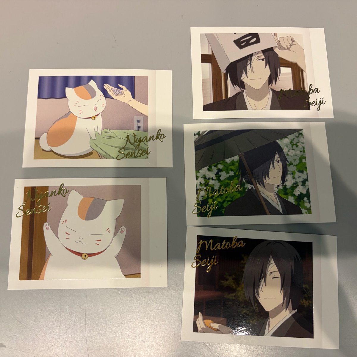 R521_'s tweet photo. 【交換・譲渡】 SOUND THEATRE ✕ 夏目友人帳 ～音劇の章 夏霞～ ぱしゃこれ

譲:画像の各1点
求:🩷＞他夏目くん＞現金またはPayPay

現地手渡し希望。夜公演参加のため、夜公演前か終演後可能です。 https://t.co/IWpNKdSwQk