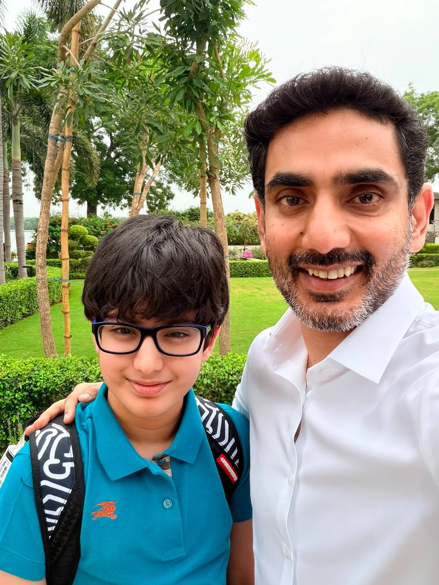 naralokesh's tweet photo. Heading to Sriharikota with Devaansh today for what promises to be a memorable father-son day. Every great spacefaring nation began with a dream - of daring to build, to innovate, and to push the boundaries of what seemed possible. Today is about celebrating that spirit.

What excites me isn’t just a rocket launch - it’s the story of @SkyrootA. A handful of Indian entrepreneurs dared to believe that a private Indian company could build rockets, compete globally, and help shape the future of space. Whatever today’s outcome, the courage to dream big and attempt the extraordinary is what truly moves a nation forward. 

Here’s to the builders, the innovators, and the dreamers shaping India’s future. Let’s go, India! 

#MissionAagaman #Vikram1 #Skyroot #SpaceTech #Sriharikota