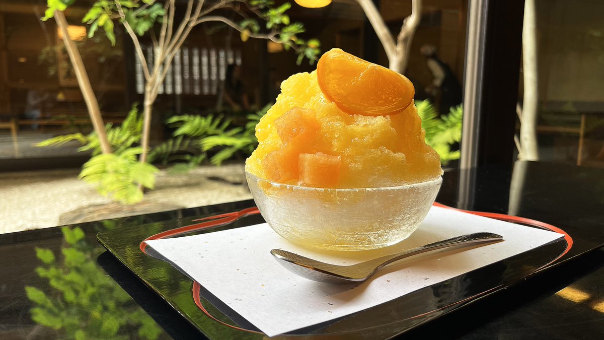 じりじりと暑い毎日に… 和の #かき氷🍧はいかがでしょう？ 本日ご紹介