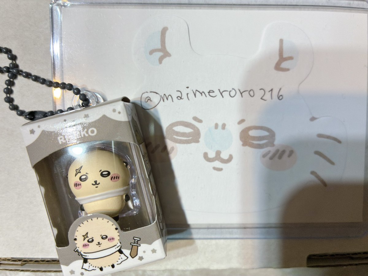 maimeroro216's tweet photo. 【交換】
ちいかわ 食玩 チョコボックス フィギュア
　
譲 → ラッコ （画像）

求 → 同種 かにちゃん（古本屋）

大阪市内手渡しまたは郵送にて
検索からでもお気軽にお声掛け下さい☺︎ https://t.co/aOMsgP9mtG