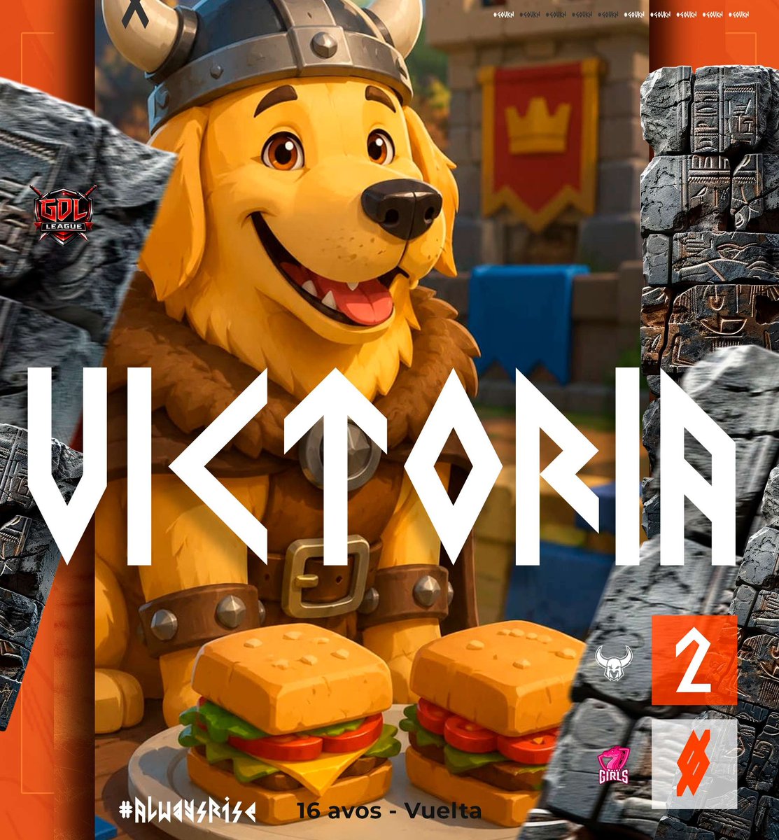 TeamVikings_CR's tweet photo. #GoVk | ¡VICTORIA! ⚔

Mención honorífica para nuestro player @GabortStk , que hoy se quedó como el perrito de las dos tortas. 🐶😂

🏆 | #GDL_League
🧩 | 16avos [Vuelta]
🆚 | @TeamWaikiGirls 🇵🇪
📋 | 2️⃣-0️⃣ ✅
🎖️ | @Thomix_F5 [2-1]

#AlwaysRise https://t.co/mQAei5dDRx