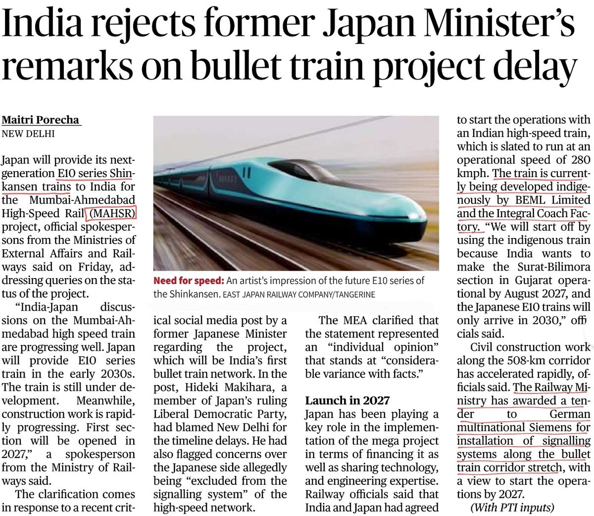UPSC_Solulu's tweet photo. ๐ฏ๐ฟ India's first zbullet train projects is in news.
Read here ๐
SOURCE-TH
#UPSC #BPSC #UPPCS #UPSCPrelims #UPSCMAINS #upscguide #upscaspirants #upsc_mains #Editorials #JAPAN #BulletTrain https://t.co/sMH4W77jEB
