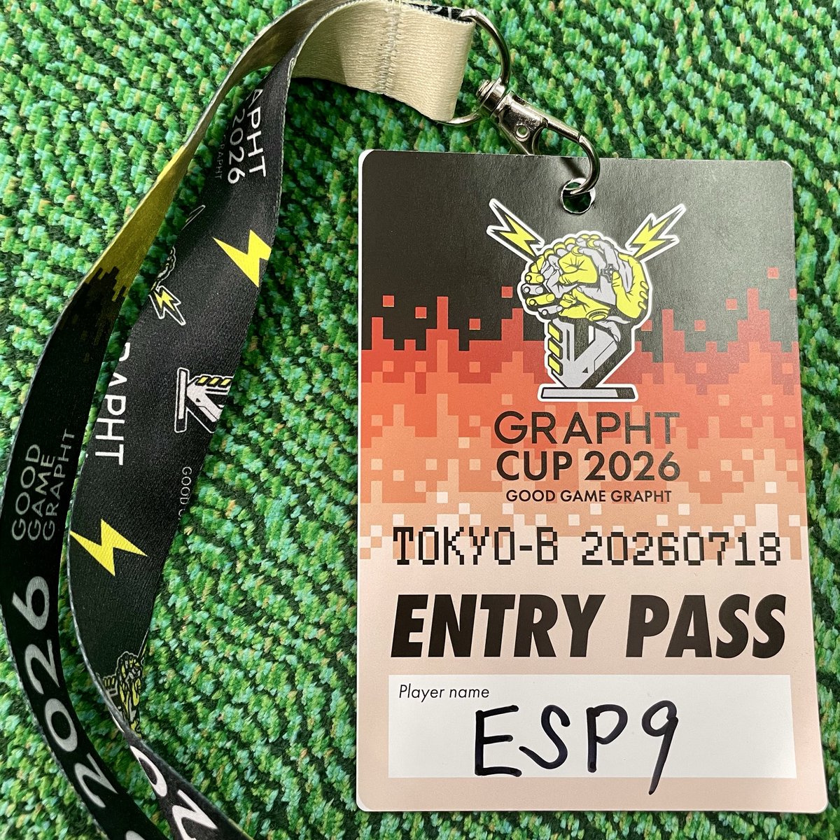 Esp_Nine's tweet photo. ルーザーズでもう1回worldさん(テリー)とマッチングして負け。自分のgrapht cup東京予選は終了！

もっと雑にプレイしたかったかなー

帰ります！
スタッフの方、対戦してくださった方ありがとうございました〜 https://t.co/axzsciUq9k