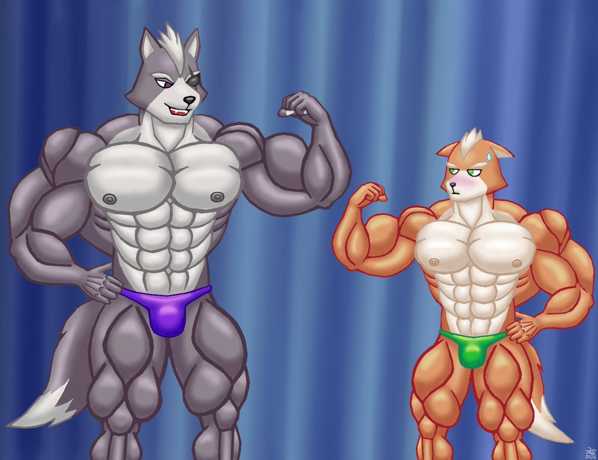 maniac_cd's tweet photo. "Not bad, pup... for a middleweight"

Fox been training very hard to compete, but still light years to reach Wolf's level.
Perhaps that deep rivalry hides something more between them. https://t.co/vthq5a5mEW
