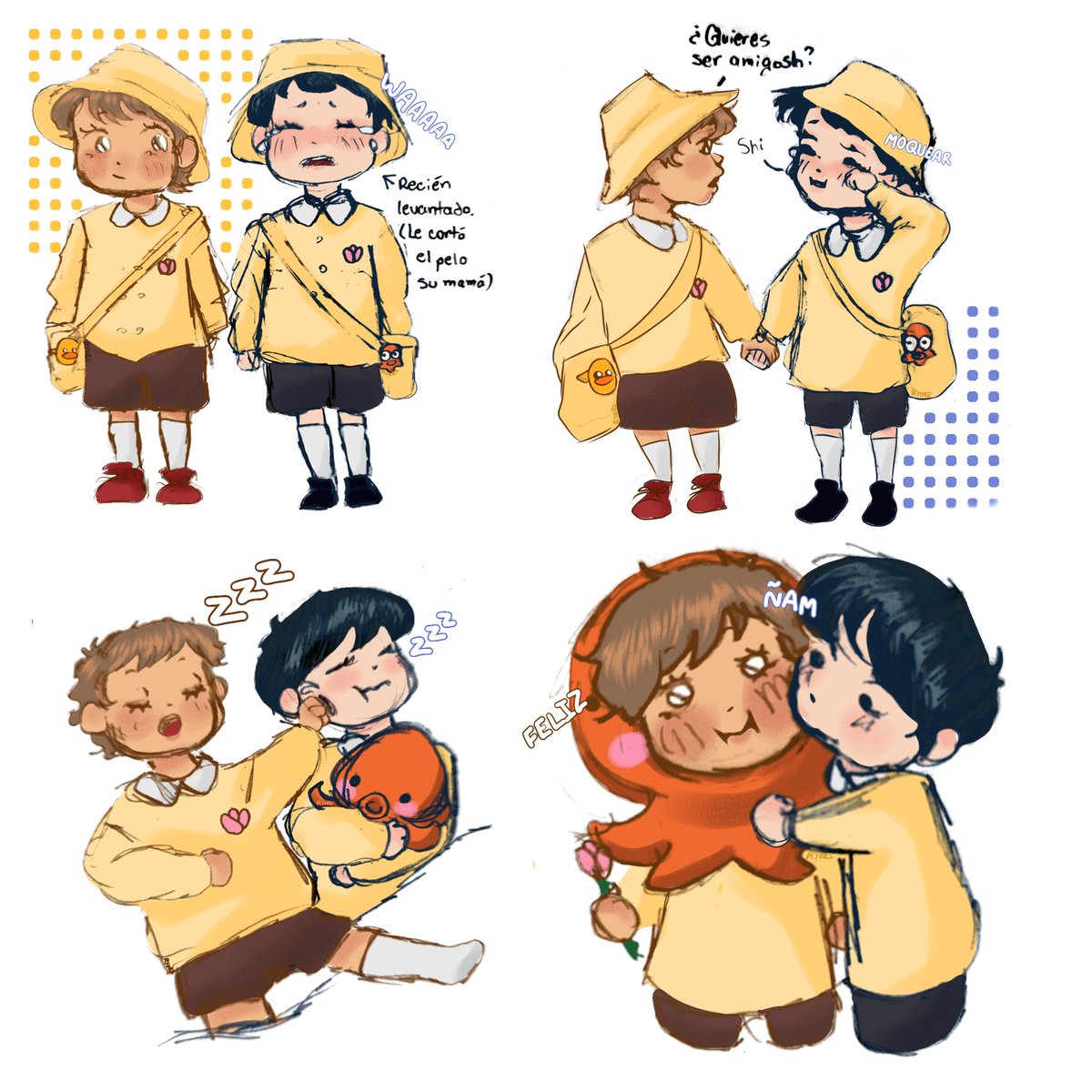 m4rlnc's tweet photo. NakaHiro de niños 😭?! Inspirado en este tweet 🫶🏼

#ガンバレ中村くん #goforitnakamura #nakahiro https://t.co/OkaVrQNCoG