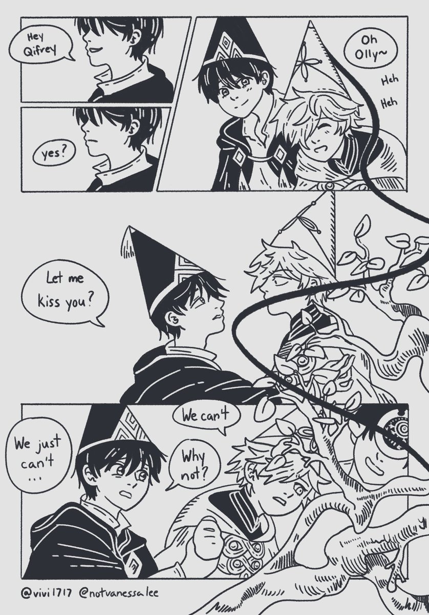 notvanessalee's tweet photo. I haven’t drawing digitally in forever 😅 But I did fill 1 full sketchbook of just Orufrey in just a month… but that’s between me and god 🤪

Read from right to left (Page 1/6)

 #WHAspoilers #orufrey https://t.co/fyom1PDbtP
