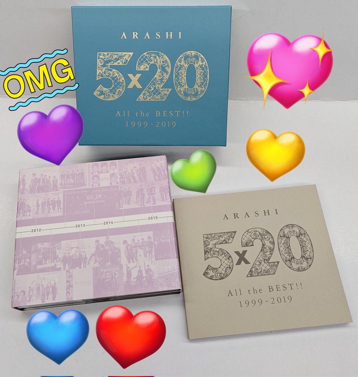 嵐 - 5x20 嵐 ベスト 初回限定①② 2セット 嵐 5×20 ベストアルバム初回