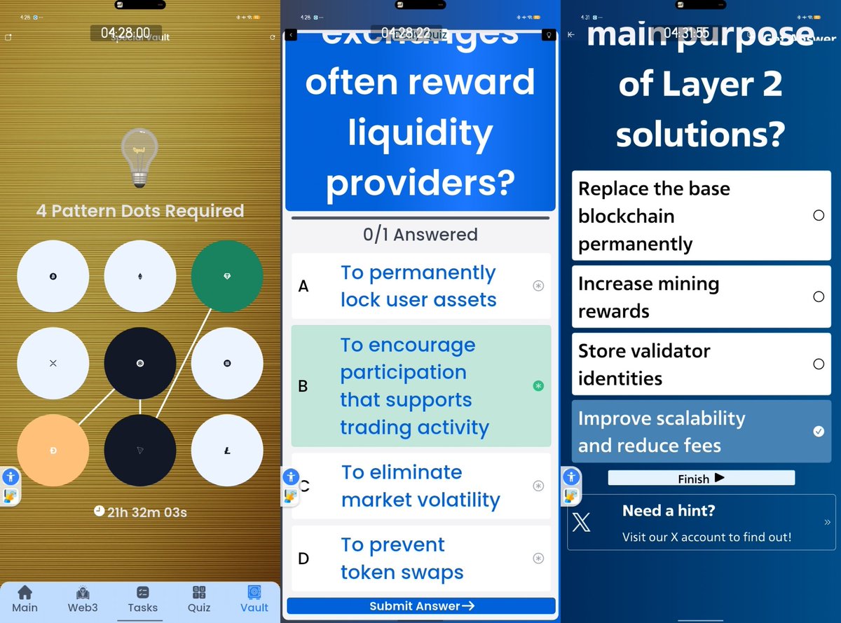 okwu34488's tweet photo. 18TH JULY 2026 DAILY QUIZ ANSWERS🚨
✅ Xenea Wallet:wallet backup,discontinued
✅ Marina Protocol Quiz: A
✅ Spur Protocol Quiz: D
✅ Syntax Quiz: B
🔓 Syntax Vault Unlocked
➡️ Secret Code:3-8-5-7
#CryptoQuiz #DailyCombo #CryptoAirdrop #SyntaxVault #AirdropAlert https://t.co/FqrmQg27pW