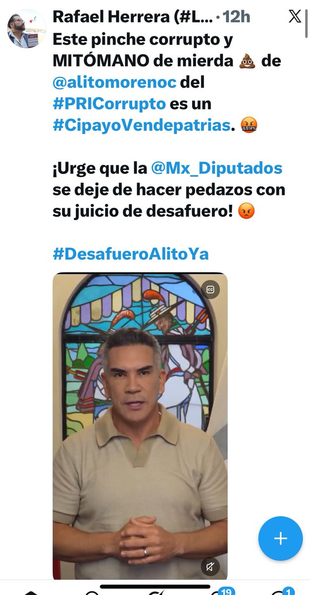 ponce_verdugo's tweet photo. Alito maldito y los 40 mil ladrones andan muy solidarios con Ruffo,
Ya sabes lo que dicen:
El Miedo no anda en burro y ya saben que la “venganza” los alcanza . https://t.co/aihkbudVnG