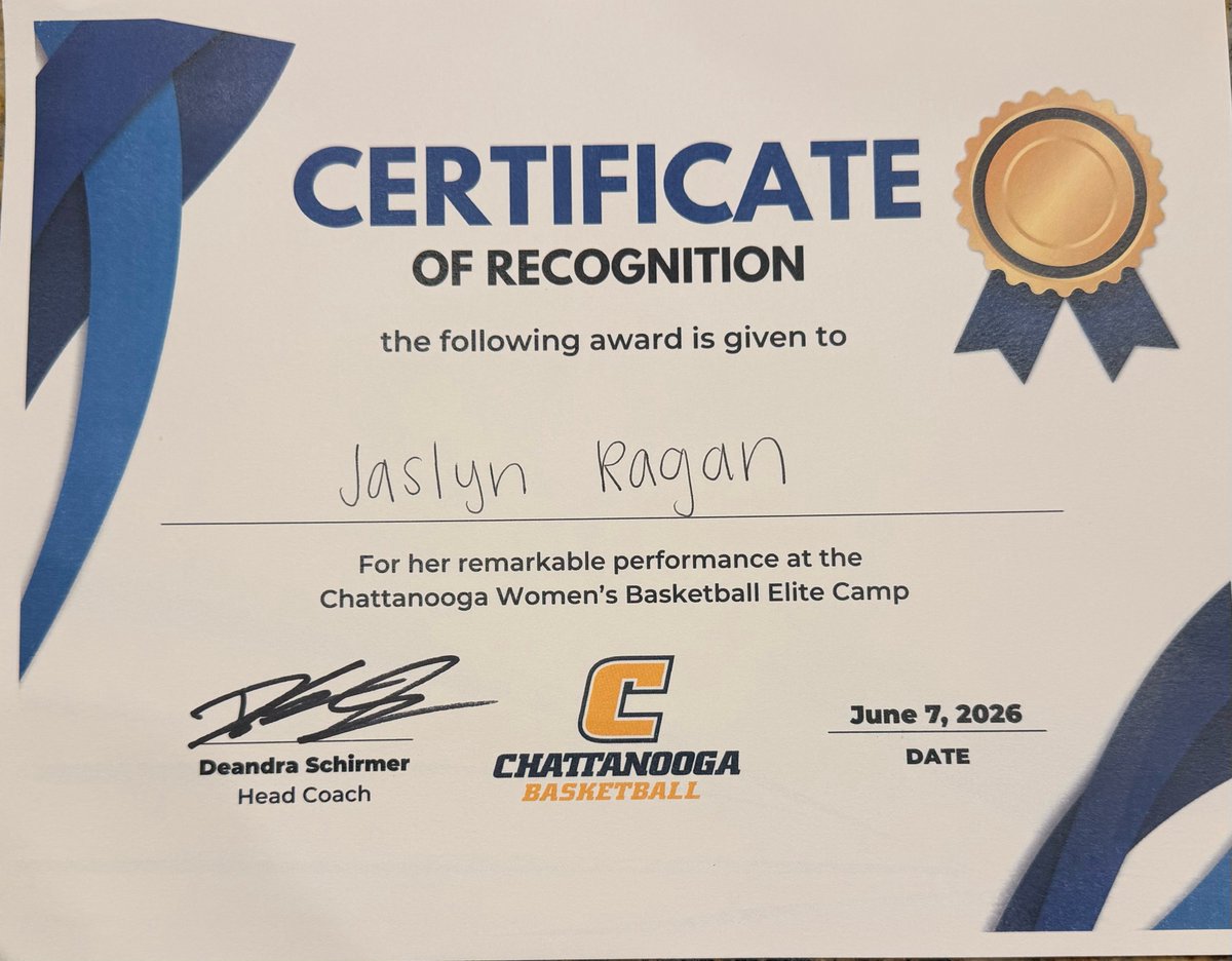 Officially5ive's tweet photo. Had an amazing time at the @GoMocsWBK Elite Camp! 

A huge thank you to @CoachDSchirm, @nicole_h3yn, @MalloryyOdell, @AlexisUffmann, @kalifaford, and the entire @GoMocsWBK staff for a great camp!

#GoMocs #Chattanooga #WomensBasketball #BasketballRecruiting #ClassOf2027 #PGSG https://t.co/YOomsQpwzE