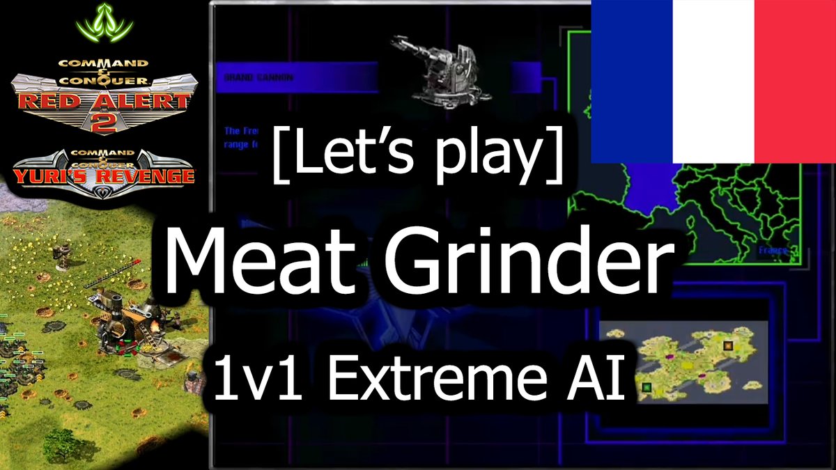 Enthiiofficial's tweet photo. [Let's play] C&amp;C: RA2-Yuri - Meat Grinder | 1v1 Extreme AI (No commentary)
Link: https://t.co/TLbXF3tkiY
#ra #ra2 #redalert #redalert2 #Yuri #commandandconquer #cnc https://t.co/kkMNCqiJjr