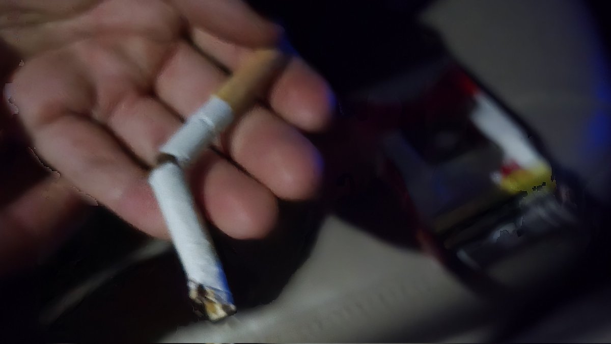 lotusxpl's tweet photo. fuck the nsfw, I wanna talk about what type of cigs you like or even vapes. biggest nic enthusiast. ft. a broken cig :( https://t.co/IKC4DqjJ1n