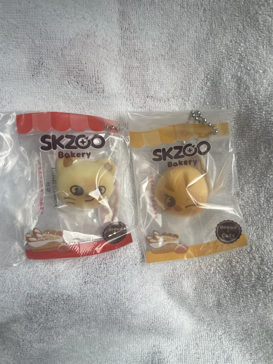 _dm_d's tweet photo. Stray Kids スキズ SKZOO スクイーズ ベーカリーチャーム ガチャ 交換

譲: ジニレット　ポガリ

求: フォクシニー　ハンクウォッカ

郵送での交換希望◎
条件の合う方リプお願いします。 https://t.co/h2NsIg2zHI