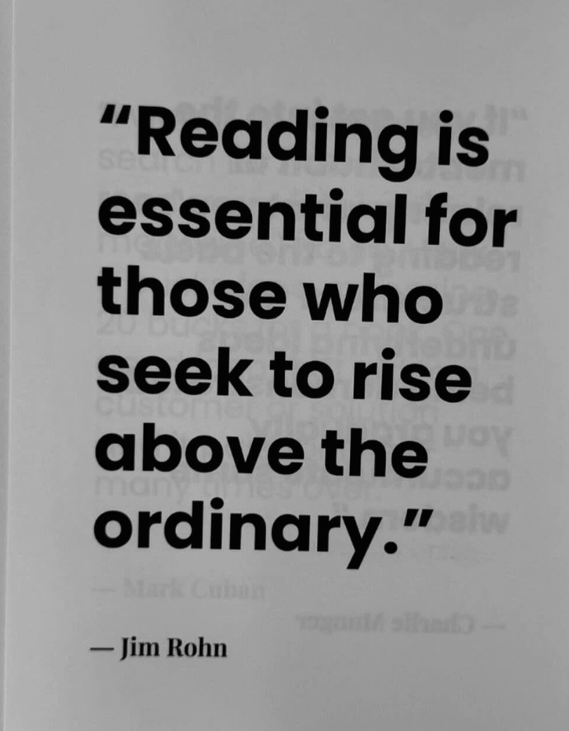readswithravi's tweet photo. Reading is essential. https://t.co/sF440coIYY