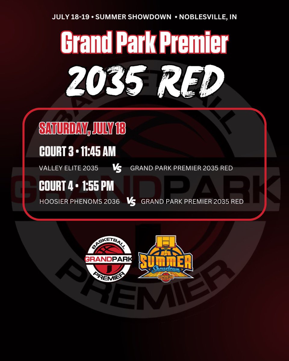 GPPbasketball's tweet photo. Weekend schedules in Indiana https://t.co/0dM7AmzyR7