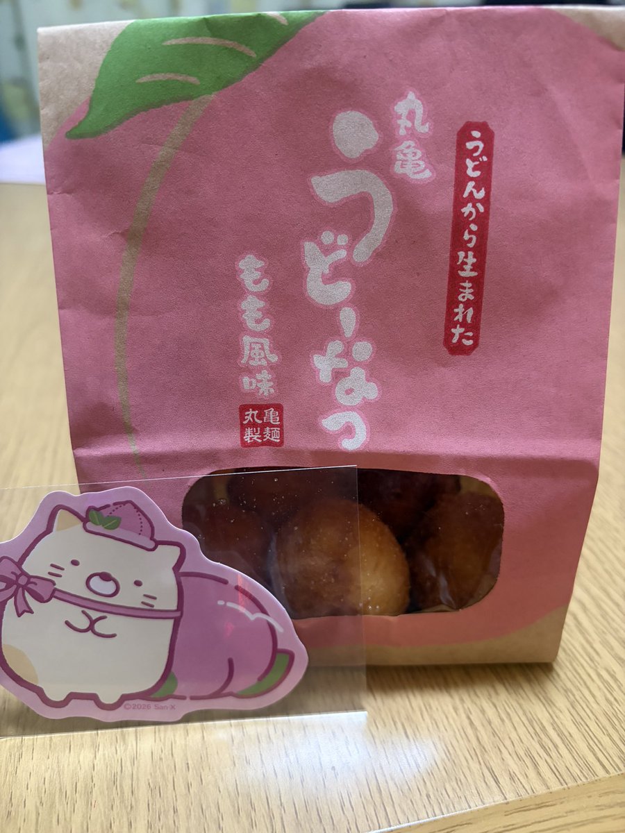 kokono776's tweet photo. @UdonMarugame コラボとっても良かったです🫶
絶対また行きます！
うどーなつの味が何種類あるのか気になります🍩 https://t.co/LnSVwddRVd