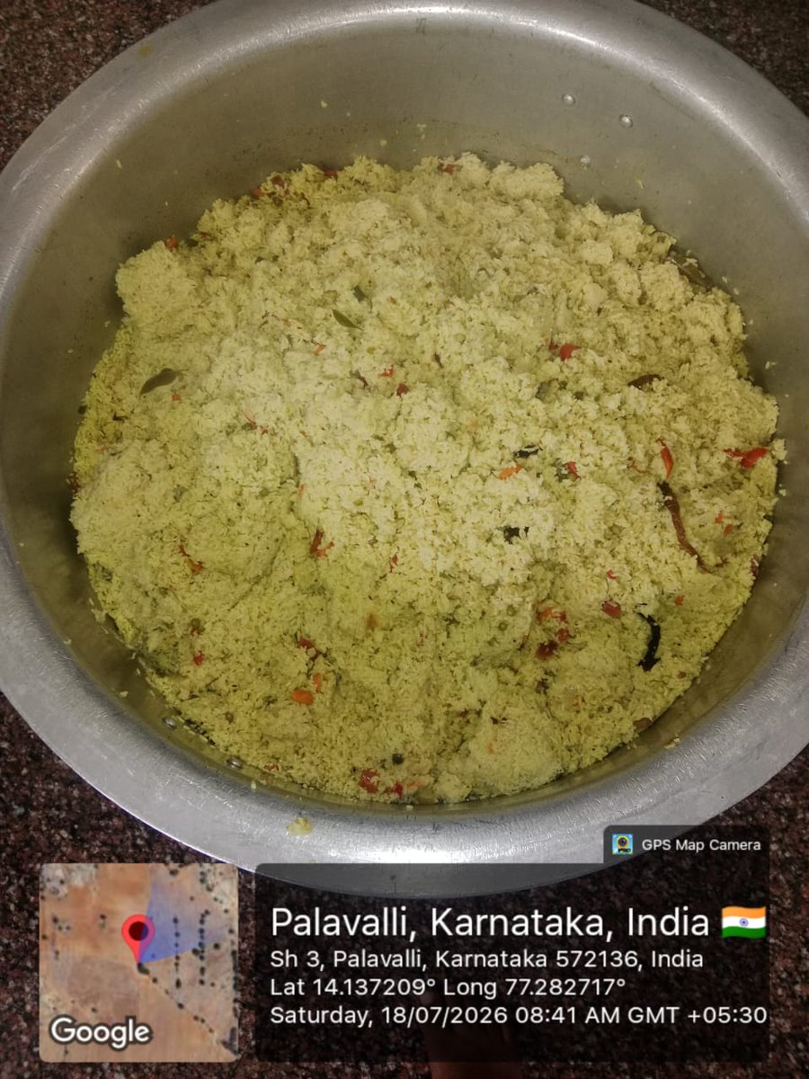 Dbrars736's tweet photo. @SWDGoK 
#SocialAudit_SWDMeals 
DBRARS ST-736 PALAVALLI MORNING BREAKFAST https://t.co/YVJSCH9JYH