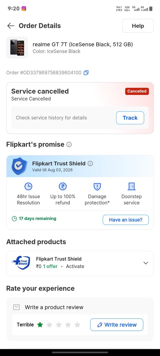 dasharath_15's tweet photo. OI-OD337969756839604100
Brand asking for denial from flipkart why flipkart not giving replacement @flipkartsupport please send me a mail for not giving replacement ASAP.
@Flipkart @realmecareIN @realmeIndia https://t.co/Drzdewxw2G