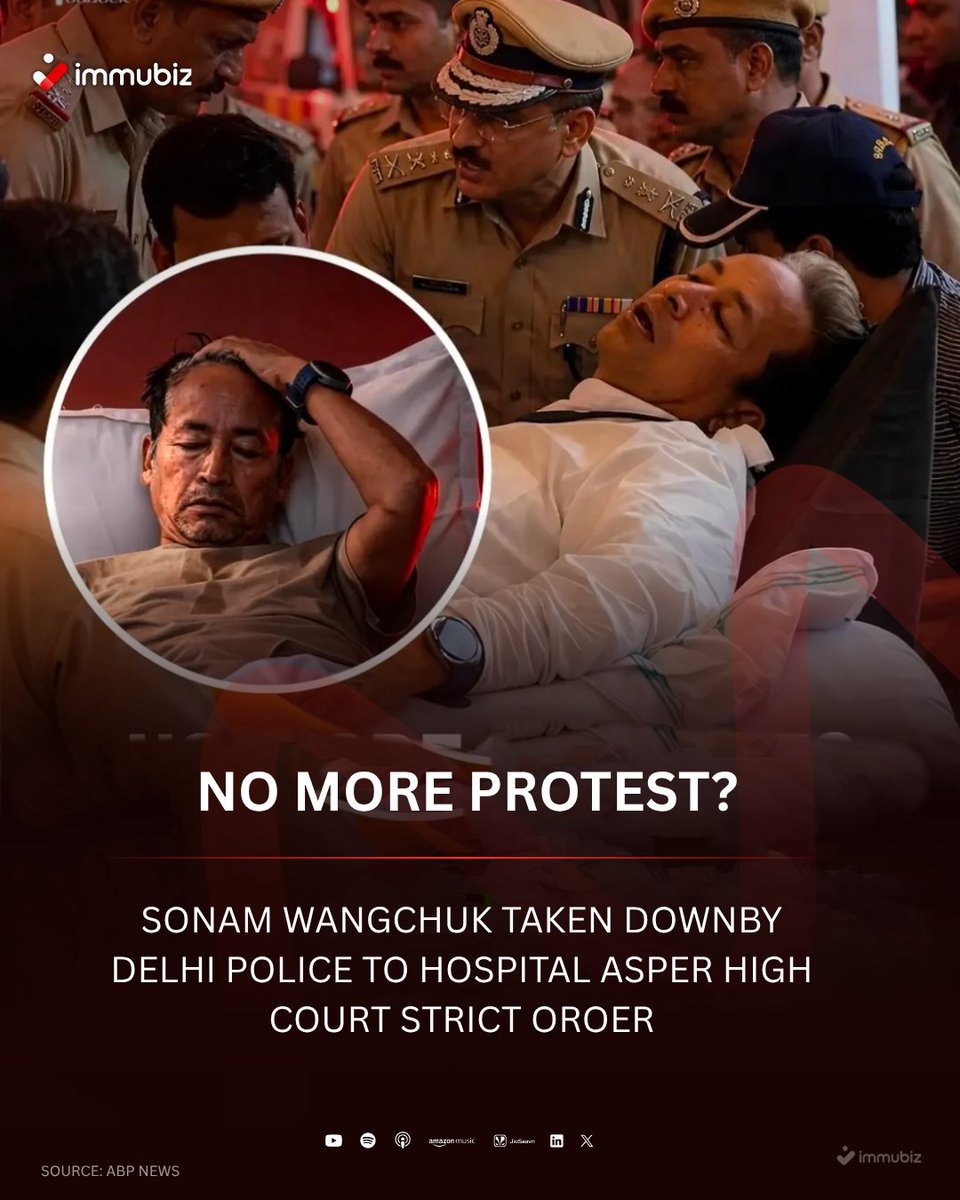 thaImmubiz's tweet photo. Sonam Wangchuk: Protest Ends? Delhi Police Hospital Transfer Explained https://t.co/JWNVGw8yH5