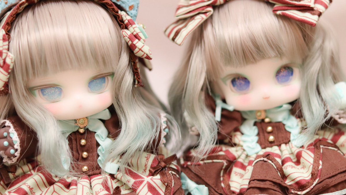 kurageumi44's tweet photo. この子達は7/26 ワンダーフェスティバルにて、ウィッグを除く本体・お洋服セットで55000えんでのお家探しになります。

耳はいてもと違う素材を使用しているのでアイスやクッキーみたいな質感です。
#海月のベスティ　#あのめ童話劇場　#ワンフェス　#ショーコレジン https://t.co/d07xUQwFJS