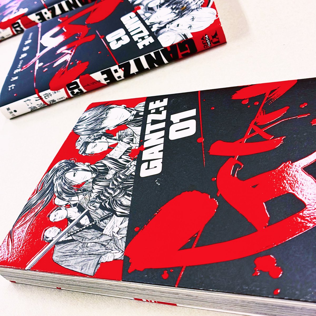 入荷案内です。 スピンオフ漫画です。 奥浩哉さん 花月仁さんの