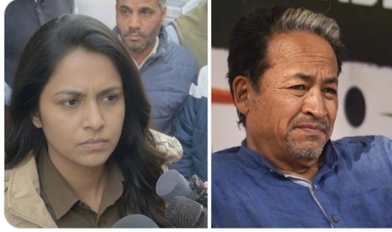 Hello_Tau's tweet photo. 🚨 *Inspector Shivani Chaudhary* का बड़ा बयान:

"*Sonam Wangchuk* ने खुद हमें फोन किया था। उन्हें मेडिकल अटेंशन चाहिए थी। 
आज जब वो उठे तो देखा कि *Abhijeet* और *Saurav* प्रोटेस्ट पर थे ही नहीं।"

#CJPExpose https://t.co/gjhxMT1Rgz