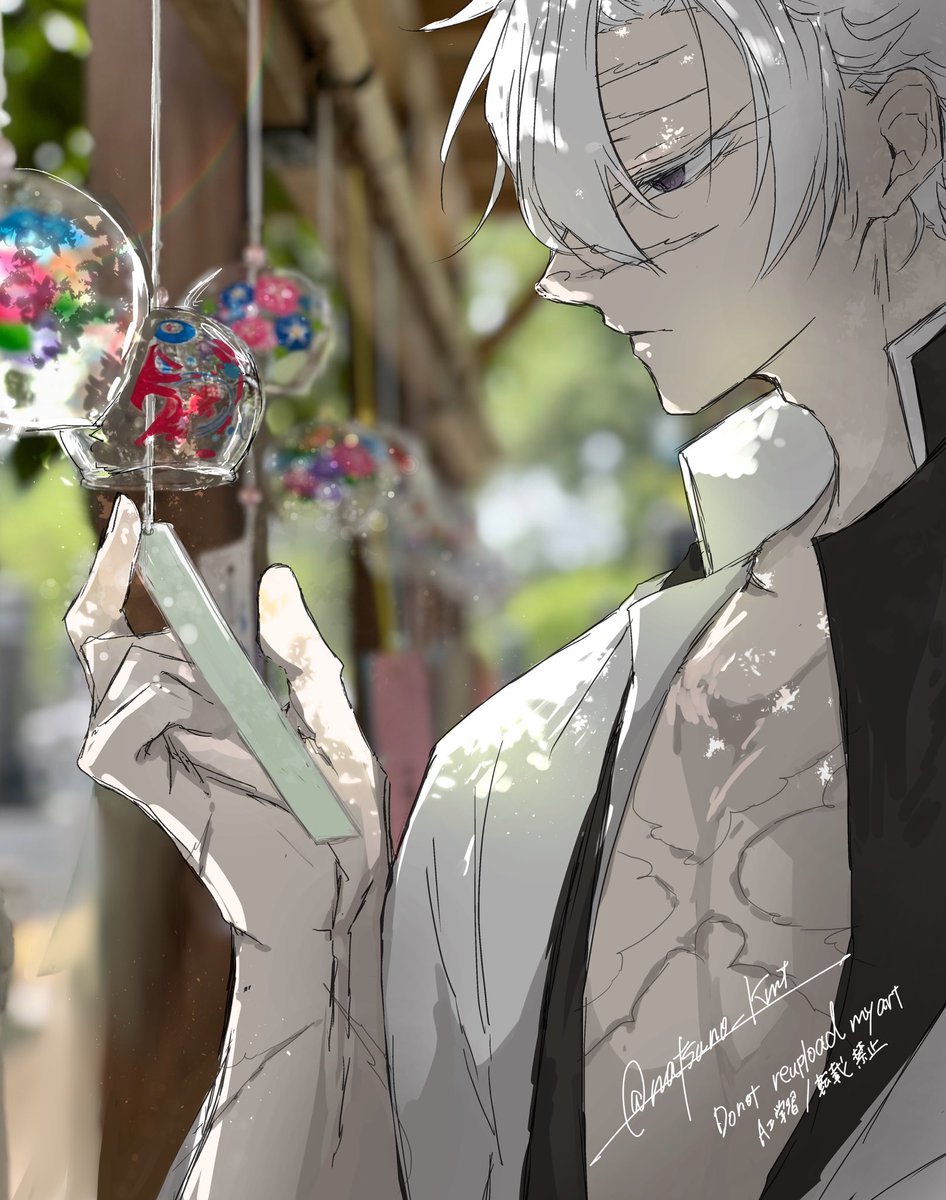 natsuno_kmt's tweet photo. 🎐🍃 https://t.co/RGsNyfpr4i