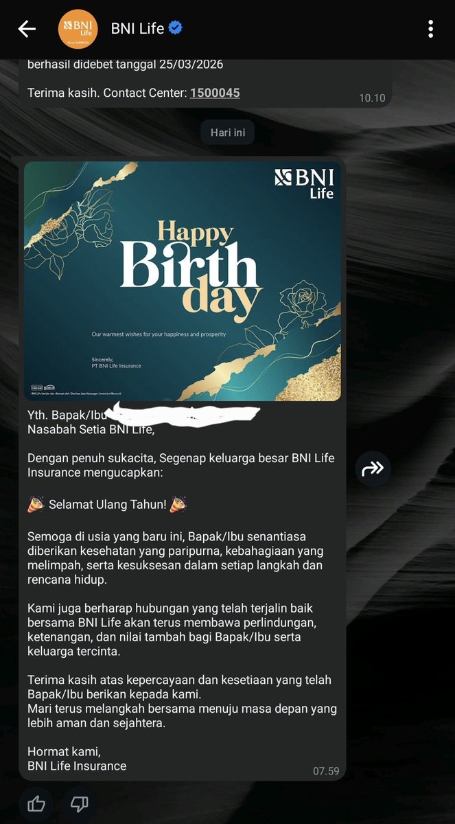 mieayam2shot's tweet photo. Terima kasih @BNI jd yg pertama https://t.co/ynaeRTWL0w