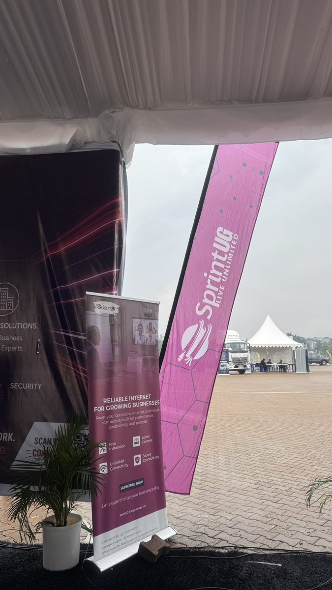 SprintUg's tweet photo. Day 2 at the Auto Show is officially LIVE! 🏎️💨 

The Sprint UG team is ready. 

Stop by our booth to experience our VR setup and stay connected with the fastest WiFi in town. 

See you at Kololo! 📍

#SprintUG #AutoShowUG #Day2 #KololoGrounds https://t.co/lFZ8ISrC6O