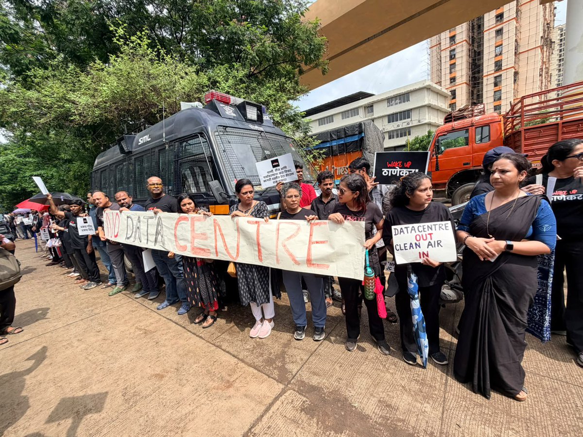 awakenindiamvmt's tweet photo. India protests against Data Centres https://t.co/9H1uWkKTq2