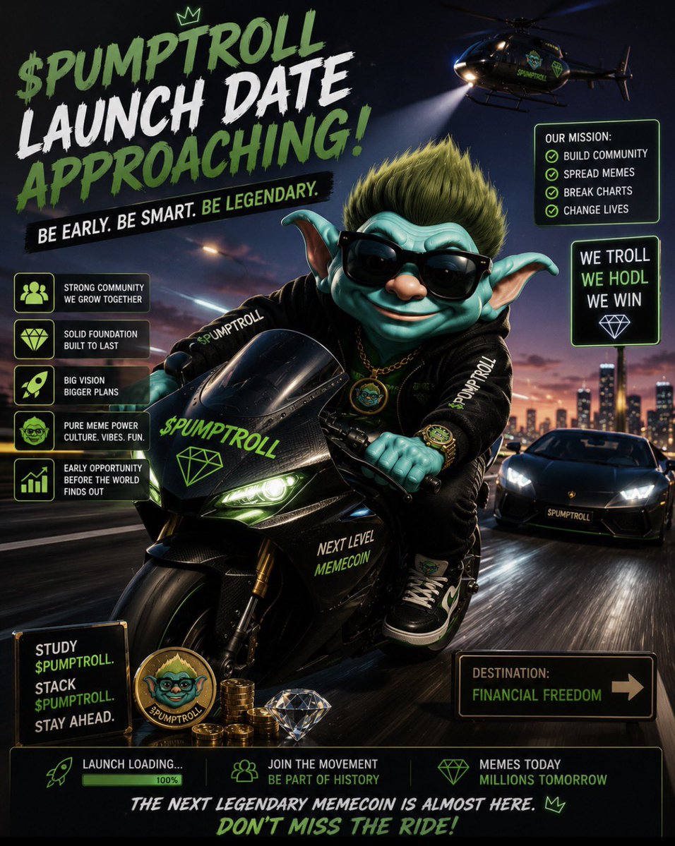 K4M4LD33N's tweet photo. The market rewards speed. The smart move isn’t chasing pumps, it’s riding before the crowd even hears engine 
The ride has begun $PUMPTROLL is almost here hold before other catches up 🧌 https://t.co/qHLNPTC9AU
