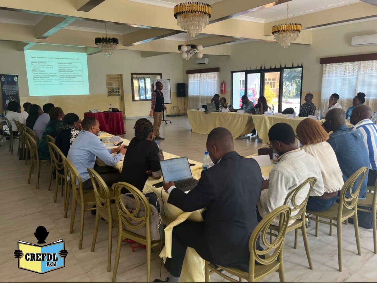 crefdl's tweet photo. #RDC : Dans le cadre de la poursuite des sessions de renforcement des capacités des organisations de la société civile provinciale, lancées depuis le 24 juin dans la province du Kongo Central, @crefdl a organisé du 13 au 15 juillet 2026, à Lubumbashi dans la province du Haut-Katanga, la formation technique des OSC sur le contrôle des revenus du secteur extractif. Une action financée par l’Union Européenne, à travers le projet « Démocratiser la gouvernance du secteur extractif en RDC par le contrôle et la participation citoyenne », mis en œuvre en collaboration avec le Centrer Carter @CongoMines et le @cenadep_asbl 
@UEenRDC 
https://t.co/WiQjKadd0h