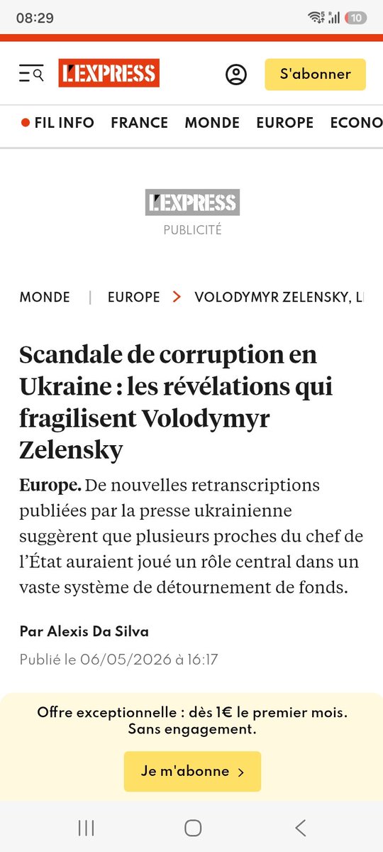 NathanTorgmant's tweet photo. @Karim_cachi @KasprzykRemi @Karim_cachi 
ABSOLUMENT 
Une sacrée démocratie Ukraine corrompue jusqu'à la moelle et Zelensky très impopulaire en Ukraine aujourd'hui 
https://t.co/hvHSkgn0RD https://t.co/PL0tAsbVWY