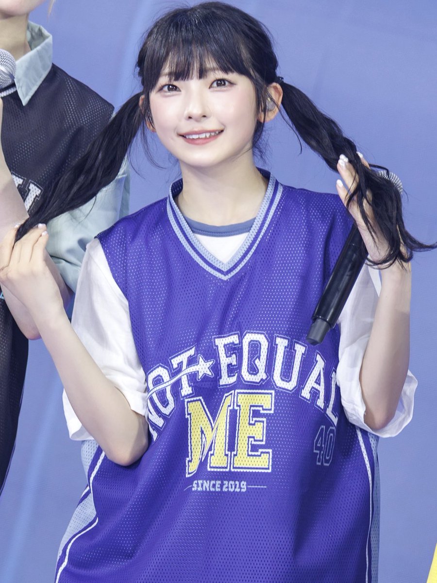 S*H様 永田詩央里ビブス しおりツインテールᥬ👶🏻ᩤ #永田詩央里 ちゃん #ノイミー_カメコ