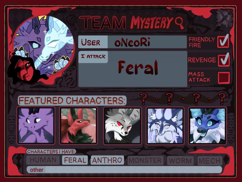 o_Neo_ri's tweet photo. My art fight profile
https://t.co/Q87Sfmawxj

#artfight2026 #artfight  #art #digitalart #furry #furryart https://t.co/VpUi3IPnlo