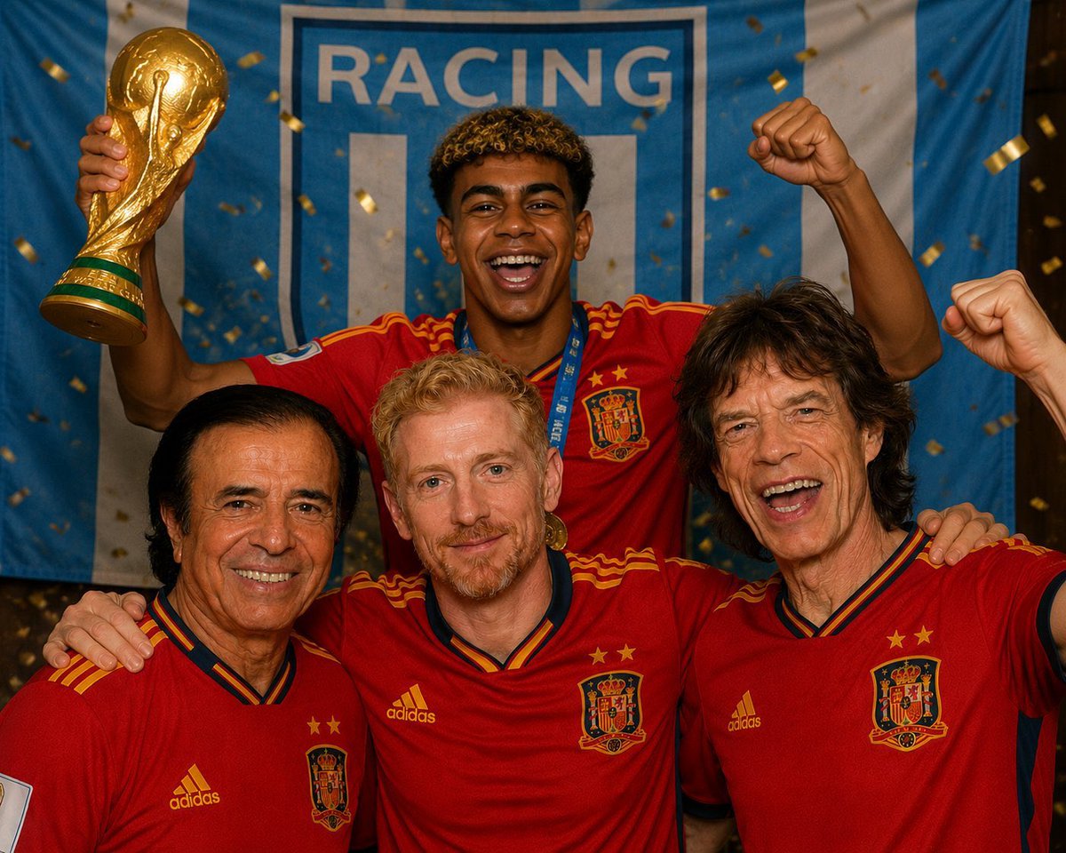 Luca64777791797's tweet photo. @FIFAWorldCup Felicitaciones por su segundo campeonato del mundo en 2026, solo recibiendo un gol en contra! Grande España https://t.co/C1XBpdnhpJ