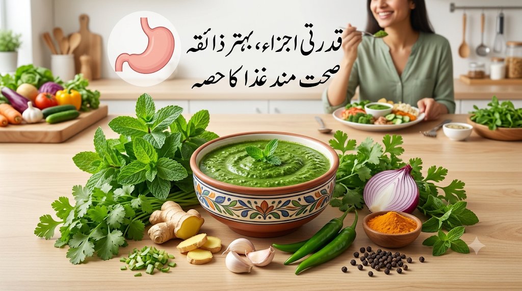 _Bur___'s tweet photo. پودینے اور مصالحوں والی چٹنی، ذائقے کے ساتھ صحت مند عادت

قدرتی اجزاء سے تیار کی جانے والی چٹنی کھانے کا ذائقہ بڑھانے کے ساتھ ساتھ روزمرہ غذا میں کچھ مفید غذائی اجزاء شامل کر سکتی ہے۔

پودینہ ہاضمے کو بہتر محسوس کرنے میں مدد دے سکتا ہے، ادرک معدے کی بے آرامی میں فائدہ مند سمجھا جاتا ہے، جبکہ لہسن اور مصالحوں میں ایسے قدرتی مرکبات پائے جاتے ہیں جو جسم کے عمومی دفاعی نظام کو سپورٹ کرتے ہیں۔

ایک سادہ گھریلو چٹنی میں پودینہ، ادرک، لہسن، ہری مرچ، دھنیا اور ہلکے مصالحے شامل کر کے اسے متوازن غذا کا حصہ بنایا جا سکتا ہے۔

یاد رکھیں، کوئی ایک غذا تمام بیماریوں کا علاج نہیں ہوتی، لیکن اچھی خوراک، مناسب ورزش اور صحت مند طرزِ زندگی کے ساتھ قدرتی غذائیں جسم کو بہتر طریقے سے کام کرنے میں مدد دے سکتی ہیں۔

کھانے میں ذائقہ بھی رکھیں اور صحت کا خیال بھی۔