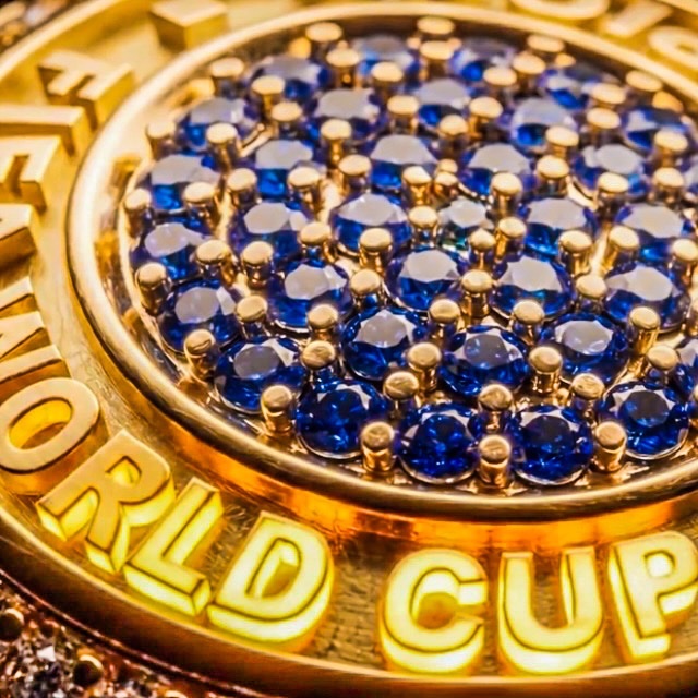 eurofootcom's tweet photo. 🏆💎 𝐎𝐅𝐅𝐈𝐂𝐈𝐀𝐋 | For the FIRST time ever, the winners of the World Cup will receive a special championship ring. ✅ 

2,026 rings will be made in total, 30 reserved for winners and 1,996 available for fans to purchase. 

The ring can be purchased for $150,000. 💰 https://t.co/se1Uf0rXbp
