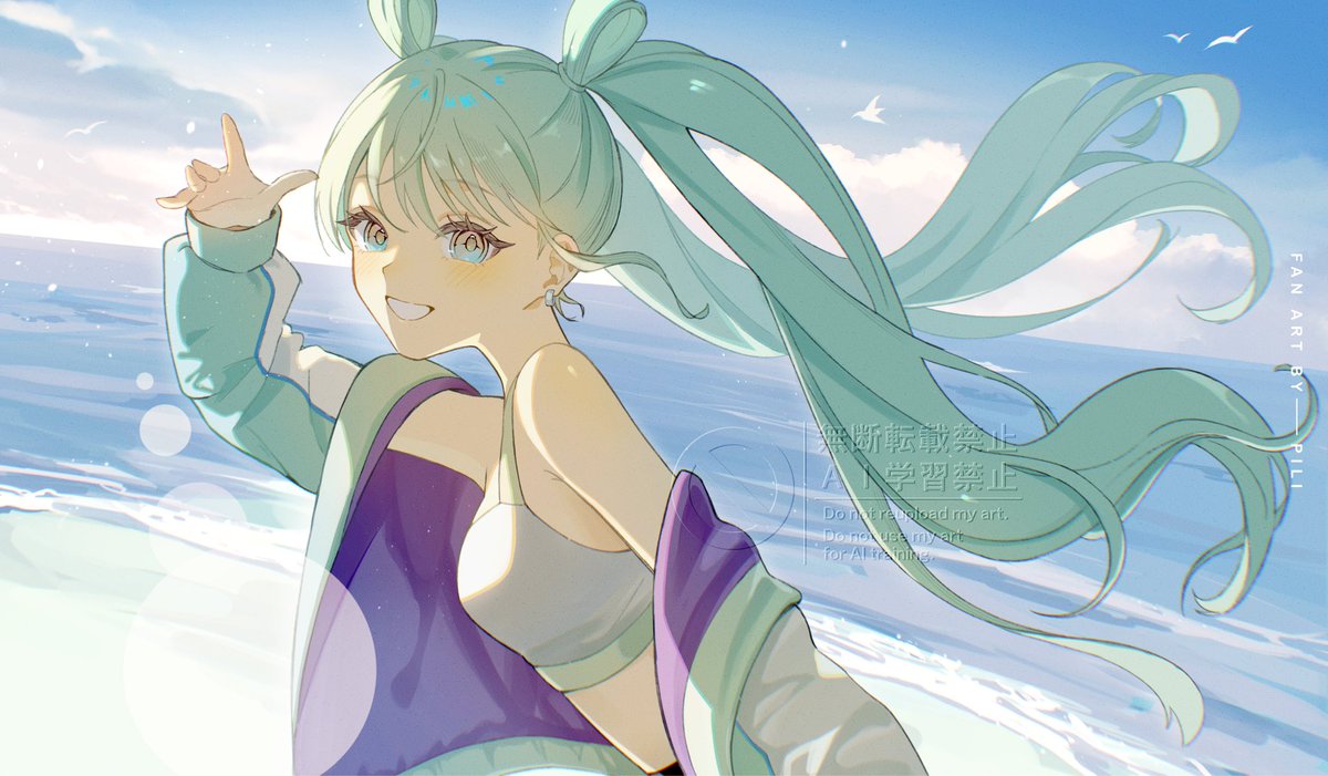 pili_pili2_'s tweet photo. #初音ミク 🌊 https://t.co/t2L0YVT9Nb