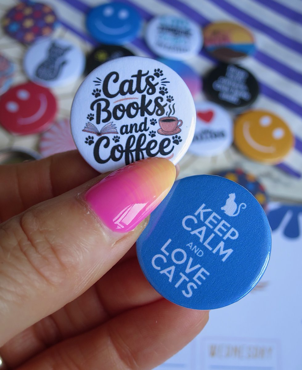 koolbadges's tweet photo. Made some fun Cat Badges this week! Are you a cat or a dog person? Let me know in the comments. https://t.co/3VIIrqugNf
#catperson #catbadges #cat #ilovecats #catlady #catmum #pinbadge #cutebadges #25mm #ukhandmade #koolbadges #badges https://t.co/t1zybxZVU3
