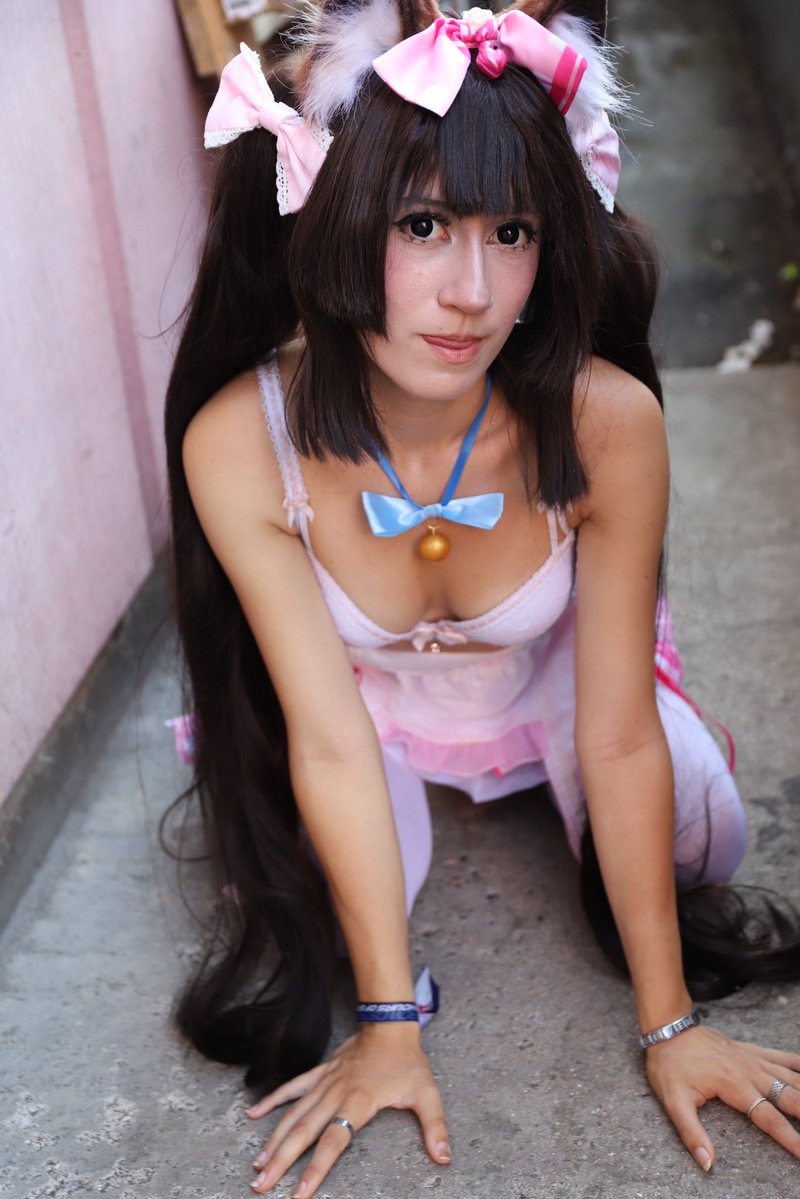 littledevilcute's tweet photo. Set of chocola Idol is here !! More on Patreon !!🫶🤍#chocola #cosplay #nekopara #nekoparacosplay #nekogirl https://t.co/3mmNf9LuVs